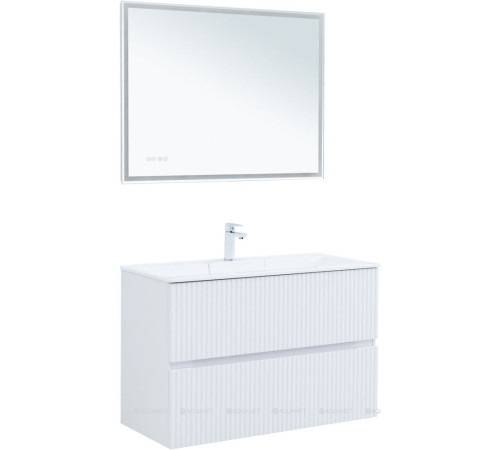 Тумба под раковину Aquanet Джейн 100 белый матовый 00313288