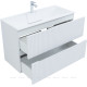 Тумба под раковину Aquanet Джейн 100 белый матовый 00313288