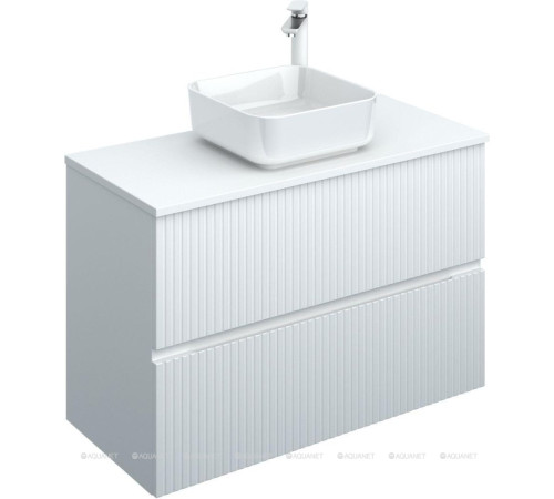 Тумба под раковину Aquanet Джейн 100 белый матовый 00313288