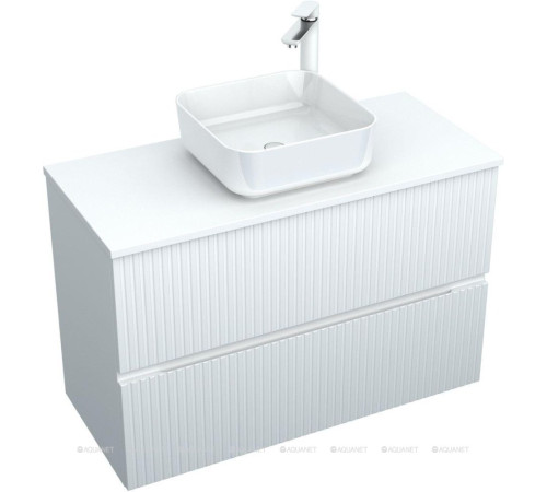Тумба под раковину Aquanet Джейн 100 белый матовый 00313288