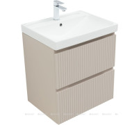 Тумба под раковину Aquanet Джейн 60 Flat бежевый 00343975