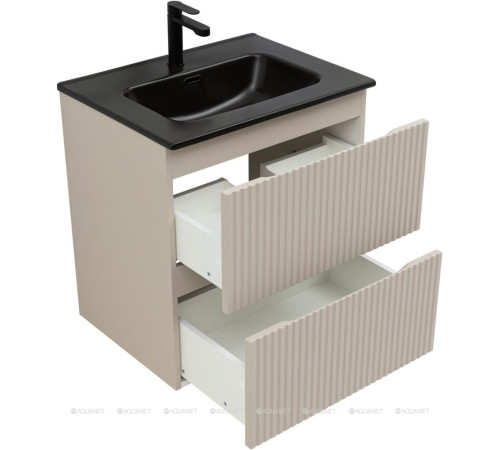 Тумба под раковину Aquanet Джейн 60 Flat бежевый 00343975