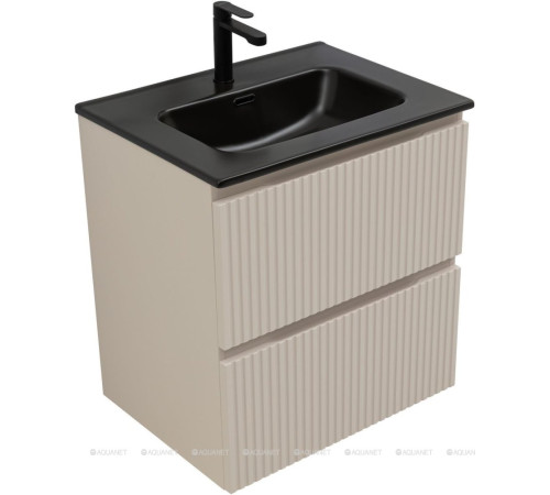 Тумба под раковину Aquanet Джейн 60 Flat бежевый 00343975