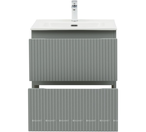 Тумба под раковину Aquanet Джейн 60 Flat мисти грин 00335432