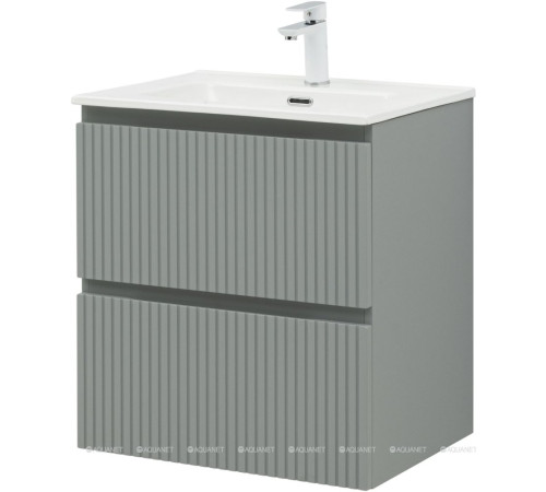 Тумба под раковину Aquanet Джейн 60 Flat мисти грин 00335432