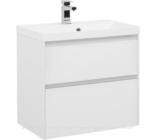 Тумба под раковину Aquanet Гласс 70 белый 00206700