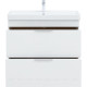 Тумба под раковину Aquanet Ирис new 90 напольная 2 ящика белый глянец 00336309