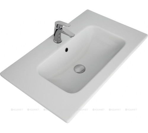 Тумба под раковину Aquanet Милан 80 см дуб подвесная 00269304