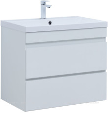 Тумба под раковину Aquanet Нота New 75 белый глянец 00335418