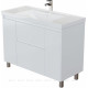 Тумба под раковину Aquanet Nova Lite 2.0 110 напольная белый глянец 00346342