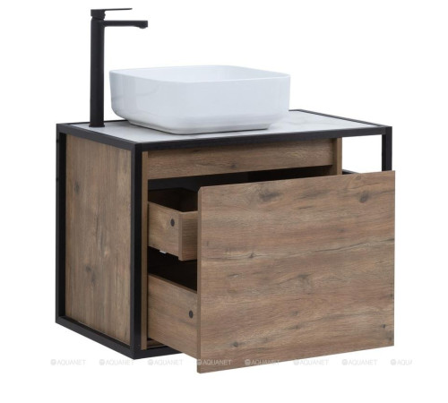 Тумба под раковину Aquanet Nova Lite LOFT 75 L дуб рустикальный 00261658