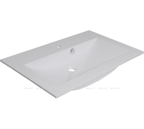 Тумба под раковину Aquanet Паола 90 белый с патиной золото 00186116