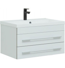 Тумба под раковину Aquanet Верона 75 New подвесная белый 00176669