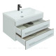 Тумба под раковину Aquanet Верона 75 New подвесная белый матовый 00272422