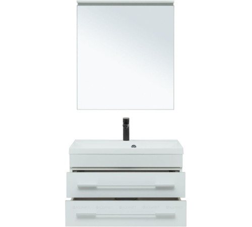 Тумба под раковину Aquanet Верона 75 New подвесная белый матовый 00272422