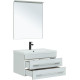 Тумба под раковину Aquanet Верона 75 New подвесная белый матовый 00272422