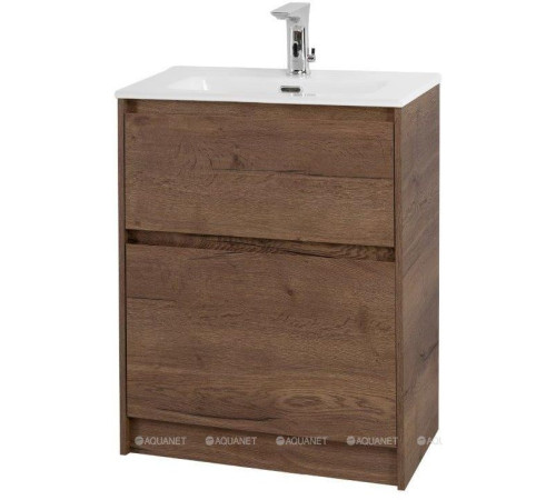 Тумба под раковину напольная BelBagno Kraft 39 600 мм Rovere Tabacco KRAFT39-600/390-2C-PIA-RT