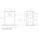 Тумба под раковину напольная BelBagno Kraft 39 600 мм Rovere Tabacco KRAFT39-600/390-2C-PIA-RT