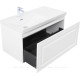 Тумба с раковиной Aquanet Агата 100 R 1 ящик белый сатин 00365932
