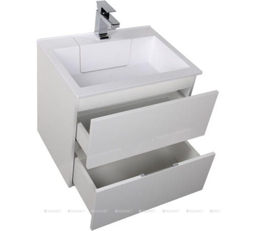 Тумба с раковиной Aquanet Алвита 60 см белый 00213095