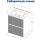Тумба с раковиной Aquanet Джейн 60 белый матовый раковина Flat 00332546