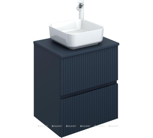 Тумба с раковиной Aquanet Джейн 60 маренго раковина Фортуна 00332526