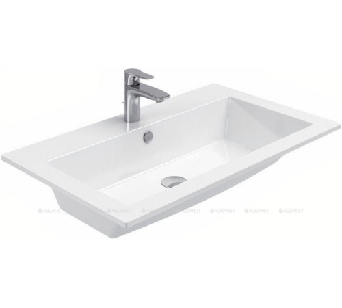 Тумба с раковиной Aquanet Lino 80 Дуб Веллингтон 00271948