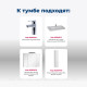 Тумба с раковиной Aquanet София 105 2 ящика белый глянец 00274196