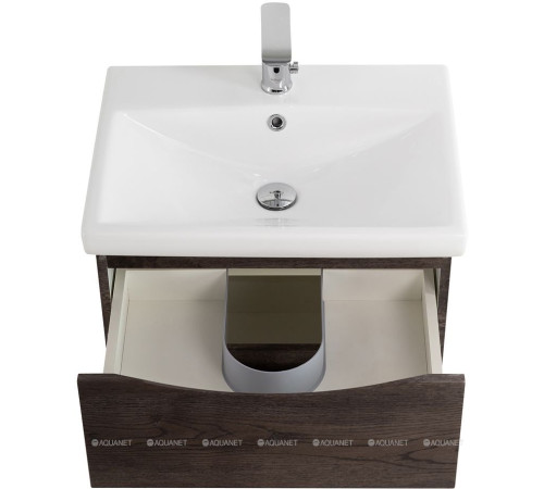 Тумба под раковину BelBagno MARINO-CER 60 см подвесная 2 ящика дуб натуральный серый MARINO-CER-600-2C-SO-RNG-P