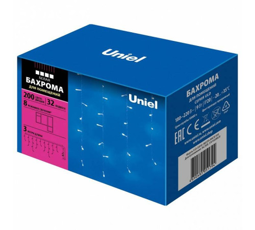 Бахрома световая Uniel ULD-B3010-200 07949