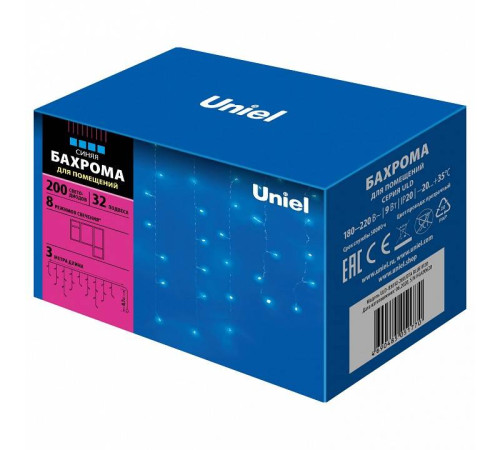 Бахрома световая Uniel ULD-B3010-200 07950