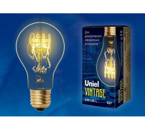 Лампа накаливания Uniel IL-V E27 60Вт K UL-00000476