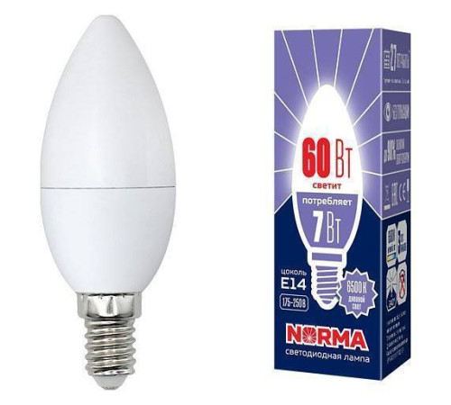 Лампа светодиодная Volpe E14 7Вт 6500K UL-00003794