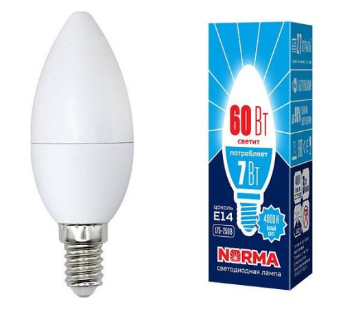 Лампа светодиодная Volpe E14 7Вт 4000K UL-00003795