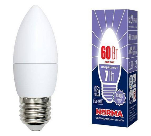 Лампа светодиодная Volpe E27 7Вт 6500K UL-00003797