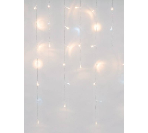 Бахрома световая Uniel ULD-B3010-160/TTK WARM WHITE/WHITE IP44 UL-00003949