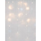 Бахрома световая Uniel ULD-B3010-160/TTK WARM WHITE/WHITE IP44 UL-00003949