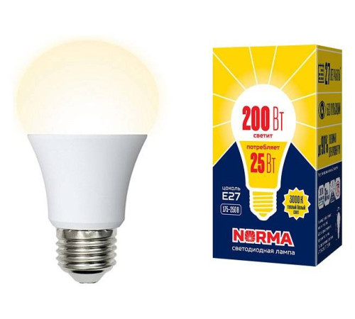 Лампа светодиодная Volpe E27 25Вт 3000K UL-00004469