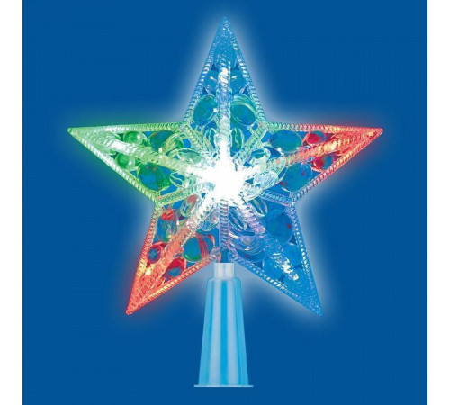 Верхушка на елку Uniel Звезда UL-00005491