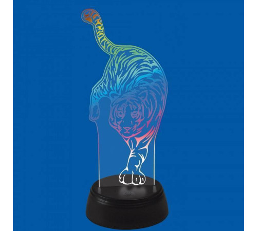 Зверь декоративный Uniel ULI-M506 RGB/3AA TIGER/BLACK UL-00008401