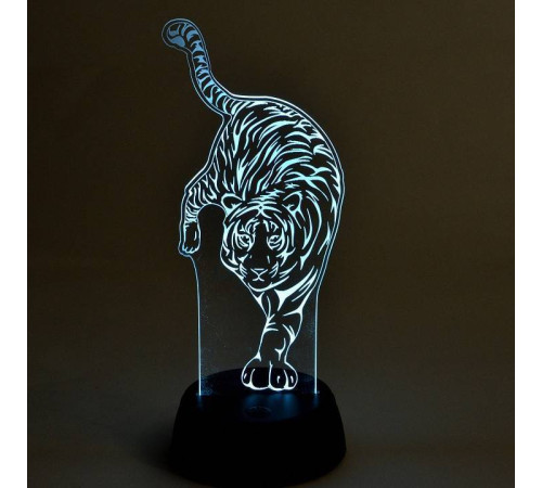 Зверь декоративный Uniel ULI-M506 RGB/3AA TIGER/BLACK UL-00008401