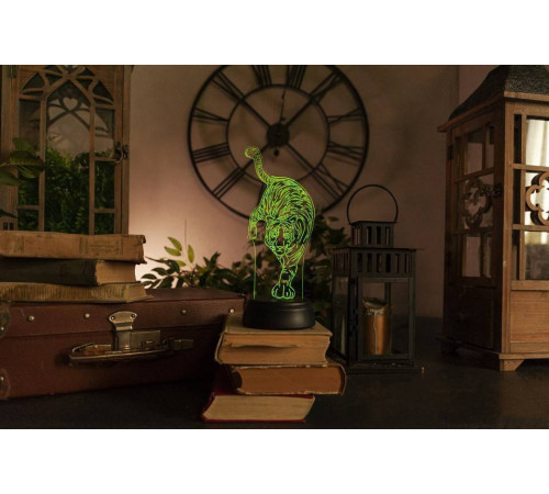 Зверь декоративный Uniel ULI-M506 RGB/3AA TIGER/BLACK UL-00008401