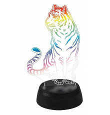 Зверь декоративный Uniel ULI-M507 RGB/3AA TIGER/BLACK UL-00008402