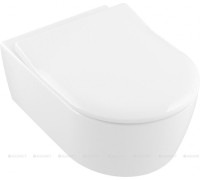 Унитаз подвесной Villeroy & Boch Avento 370x530 мм с сиденьем 5656 RS 01