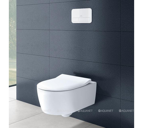 Унитаз подвесной Villeroy & Boch Avento 370x530 мм с сиденьем 5656 RS 01