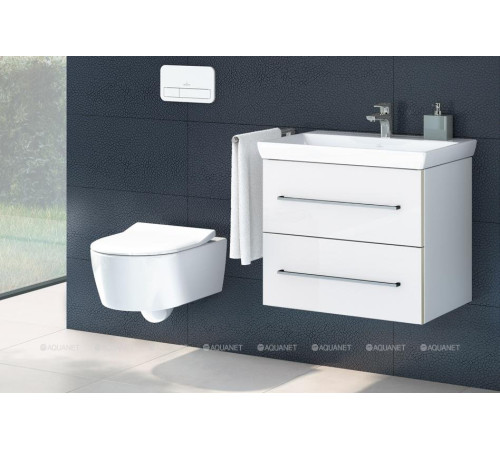 Унитаз подвесной Villeroy & Boch Avento 370x530 мм с сиденьем 5656 RS 01