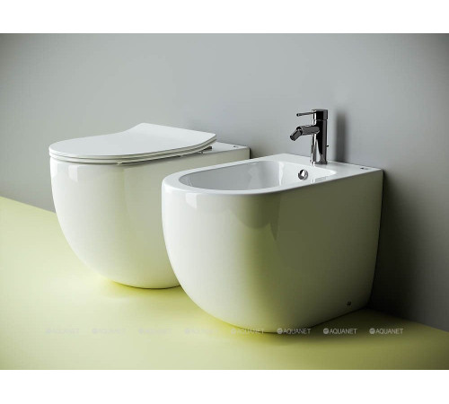 Унитаз приставной Ceramica Nova Metropol с сиденьем Soft Close CN4004