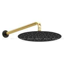 Верхний душ Allen Brau Priority Slim черный золото 5.31A17-31GB