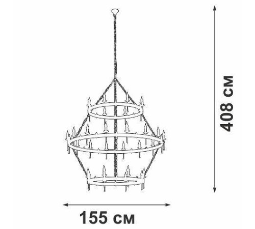 Подвесная люстра Vitaluce V1872 V1872-7/16+8+8