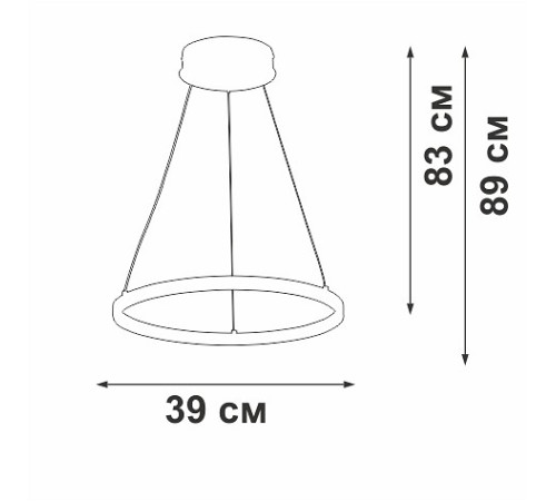 Подвесной светильник Vitaluce V2515DT V2515DT-1/1S